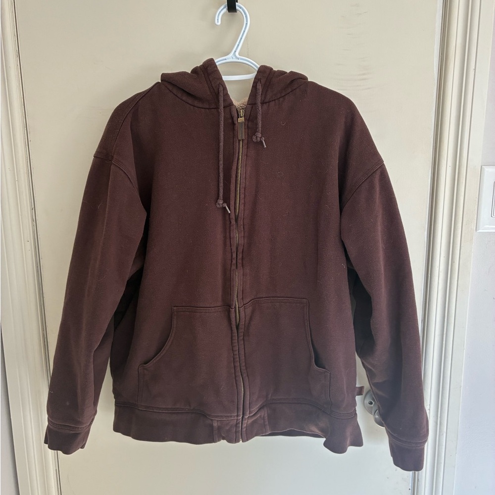 Moose Creek Women's Brown zip up hoodie